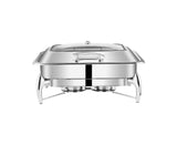 SOGA Stainless Steel Rectangular Chafing Dish Tray Buffet Cater Food Warmer Chafer with Top Lid