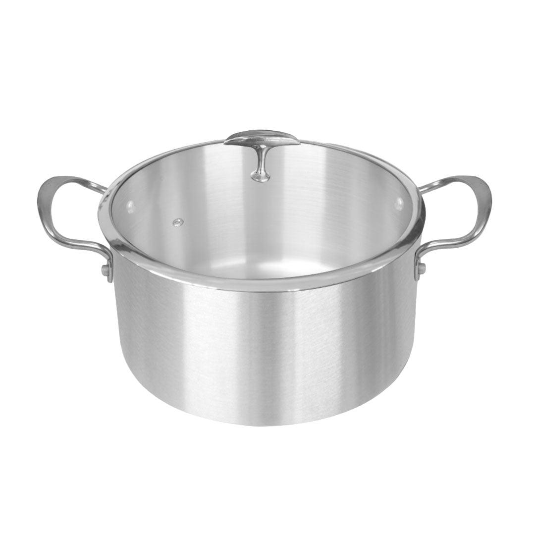 SOGA Stainless Steel 28cm Casserole With Lid Induction Cookware