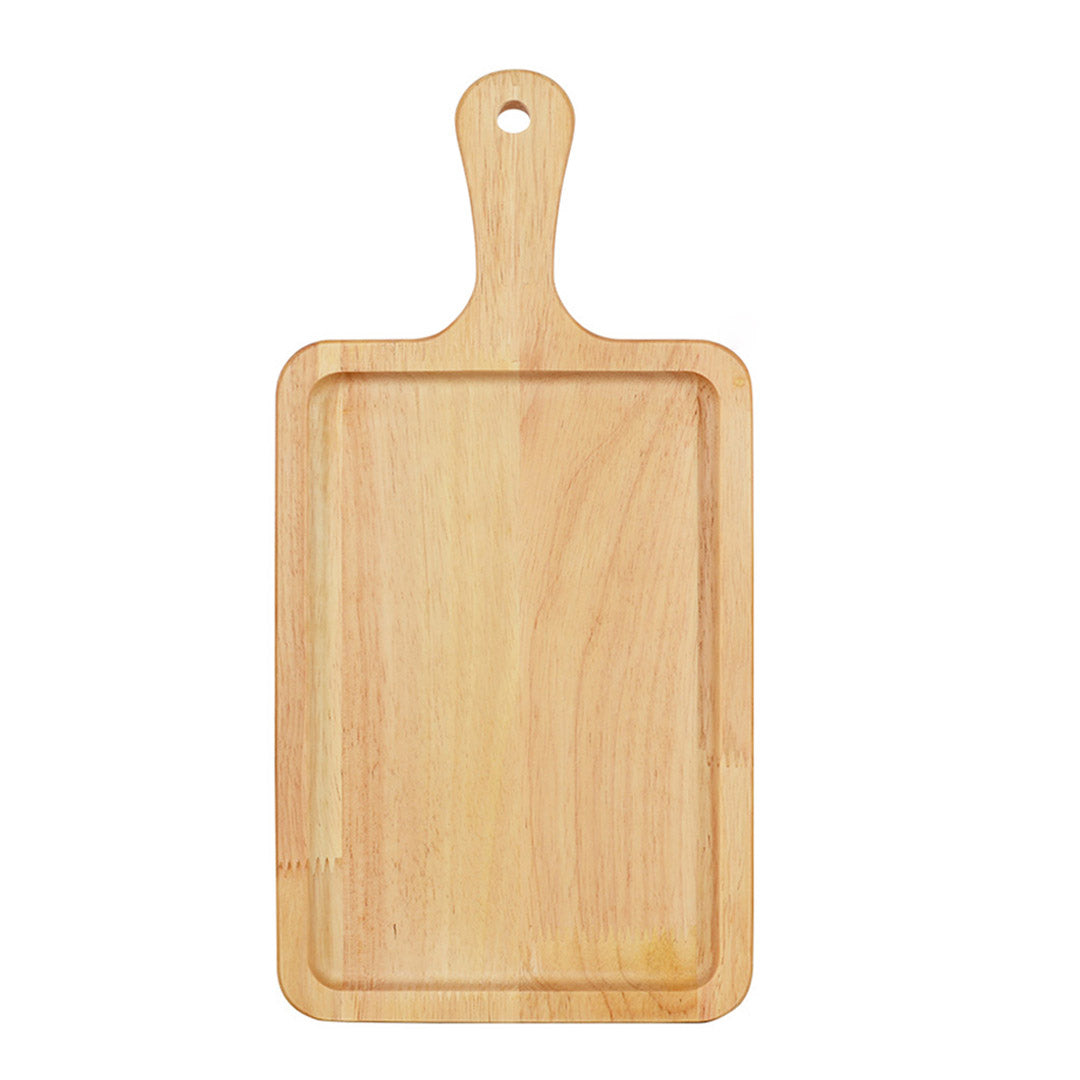 SOGA 40cm Rectangle Premium Wooden Oak Food Serving Tray Charcuterie Board Paddle Home Decor