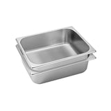 SOGA 2X Gastronorm GN Pan Full Size 1/2 GN Pan 10cm Deep Stainless Steel Tray