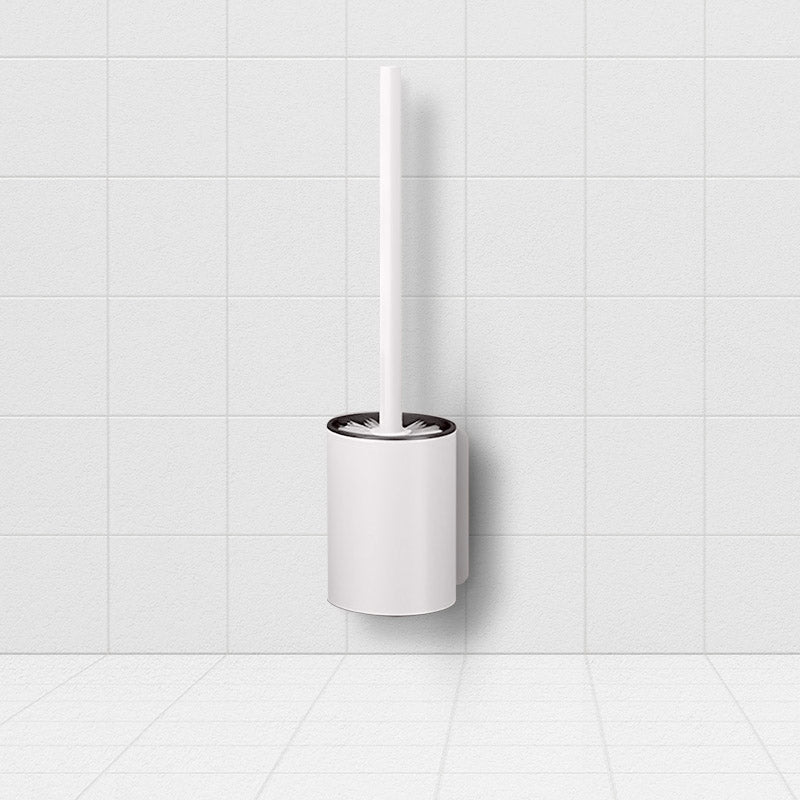 SOGA 27cm Wall-Mounted Toilet Brush with Holder Bathroom Cleaning Scrub White