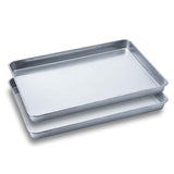 SOGA 2X Aluminium Oven Baking Pan Cooking Tray for Baker Gastronorm 60*40*5cm