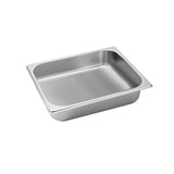 SOGA Gastronorm GN Pan Full Size 1/2 GN Pan 6.5cm Deep Stainless Steel Tray