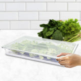 SOGA 65mm Clear Gastronorm GN Pan 1/1 Food Tray Storage with Lid