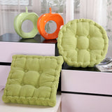 SOGA 4X Green Square Cushion Soft Leaning Plush Backrest Throw Seat Pillow Home Office Sofa Decor