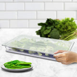 SOGA 100mm Clear Gastronorm GN Pan 1/1 Food Tray Storage with Lid