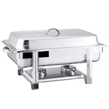 SOGA 4X Stainless Steel Chafing Double Tray Catering Dish Food Warmer