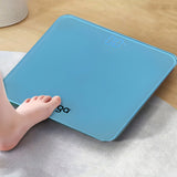 SOGA 180kg Digital Fitness Weight Bathroom Gym Body Glass LCD Electronic Scales Blue