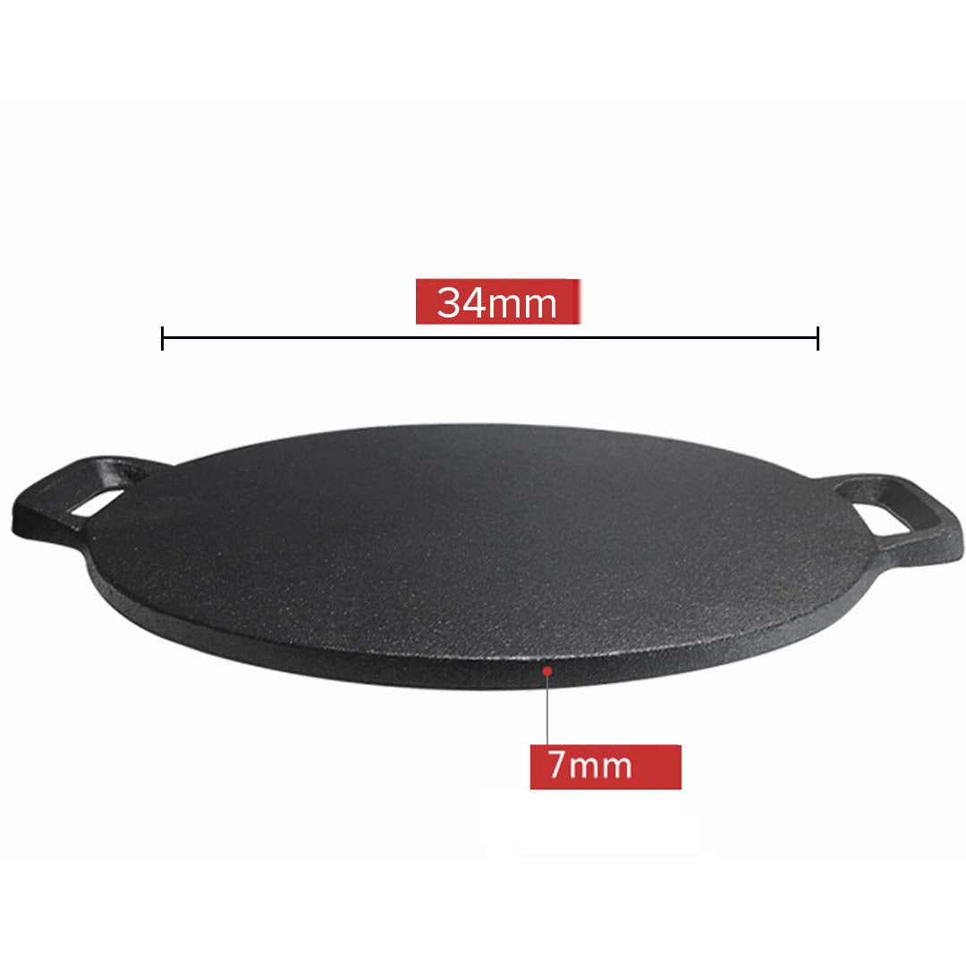 SOGA Electric Smart Induction Cooktop and 34cm Cast Iron Induction Crepe Pan Baking Cookware