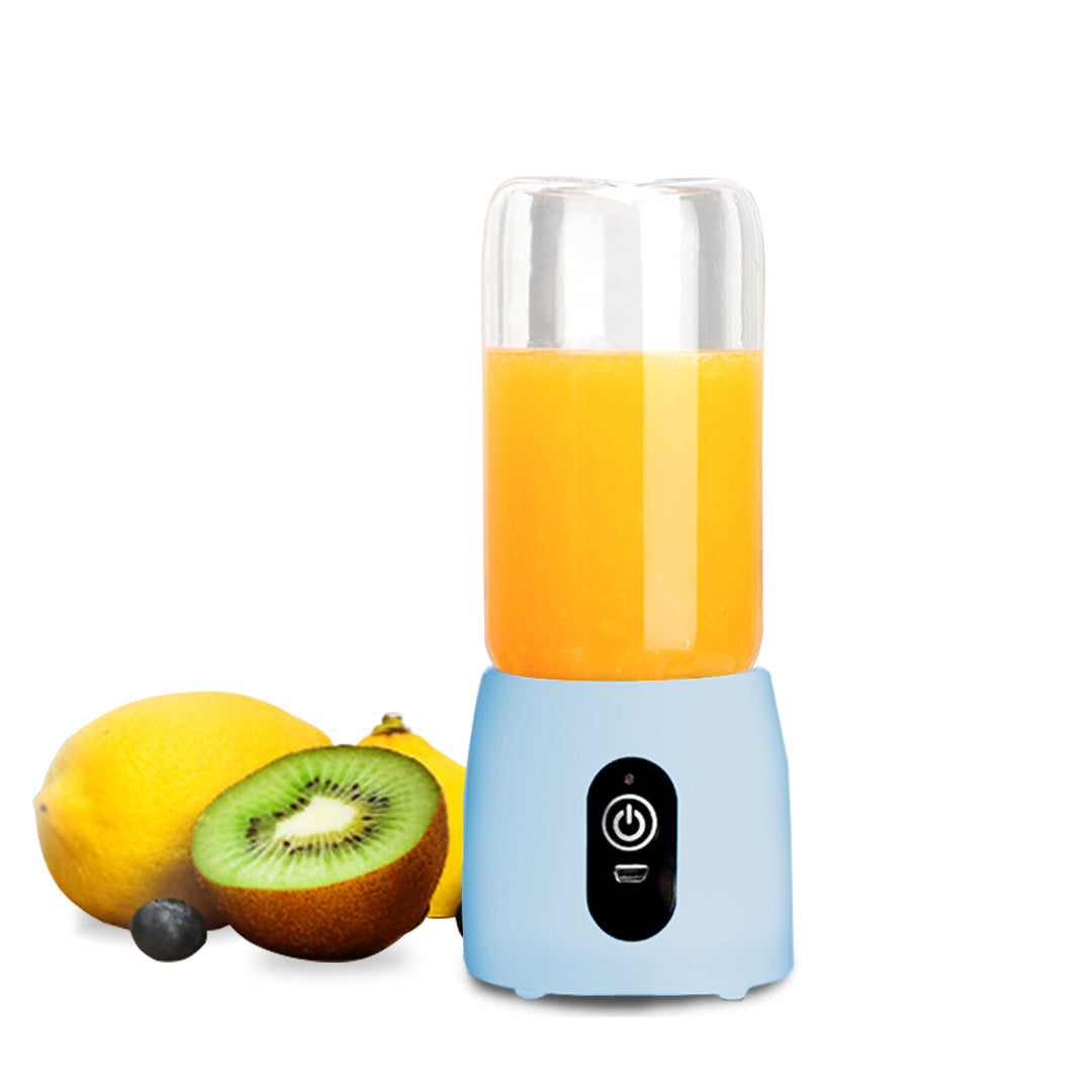 SOGA Portable Mini USB Rechargeable Handheld Juice Extractor Fruit Mixer Juicer Blue