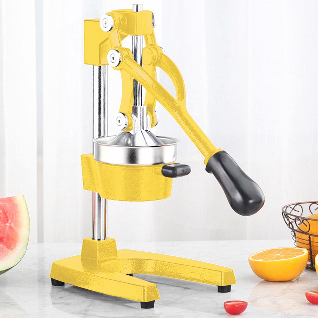 SOGA 2X Commercial Manual Juicer Hand Press Juice Extractor Squeezer Orange Citrus Yellow