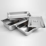 SOGA Gastronorm GN Pan Full Size 1/1 GN Pan 15cm Deep Stainless Steel Tray