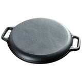 SOGA Cast Iron 35cm Frying Pan Skillet Coating Steak Sizzle Platter