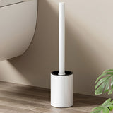 SOGA 27cm Wall-Mounted Toilet Brush with Holder Bathroom Cleaning Scrub White