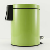 SOGA 2X 7L Foot Pedal Stainless Steel Rubbish Recycling Garbage Waste Trash Bin Round Green