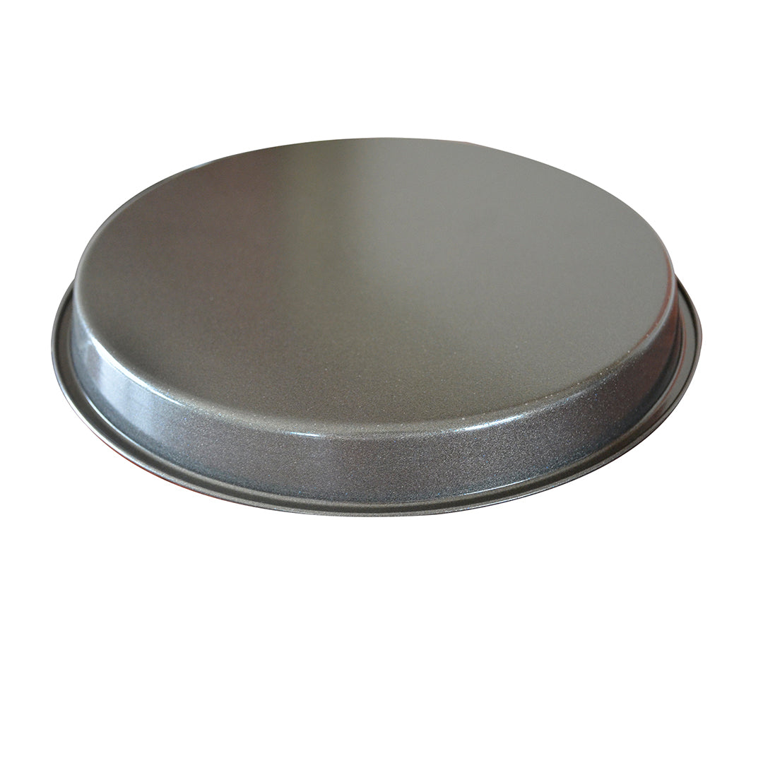 SOGA 6X 7-inch Round Black Steel Non-stick Pizza Tray Oven Baking Plate Pan