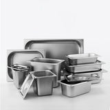 SOGA Gastronorm GN Pan Full Size 1/1 GN Pan 15cm Deep Stainless Steel Tray