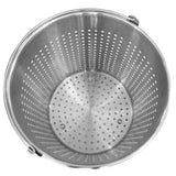 SOGA 2X 71L 18/10 Stainless Steel Perforated Stockpot Basket Pasta Strainer with Handle