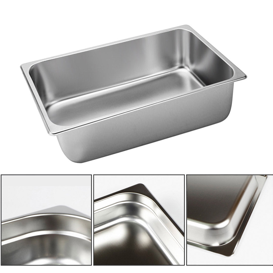 SOGA Gastronorm GN Pan Full Size 1/1 GN Pan 20cm Deep Stainless Steel Tray