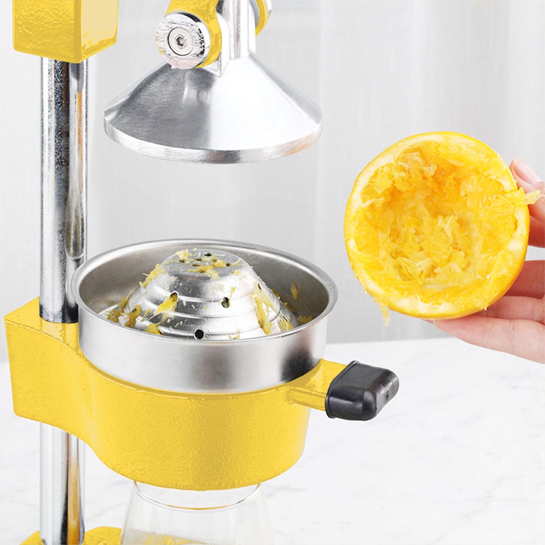 SOGA 2X Commercial Manual Juicer Hand Press Juice Extractor Squeezer Orange Citrus Yellow