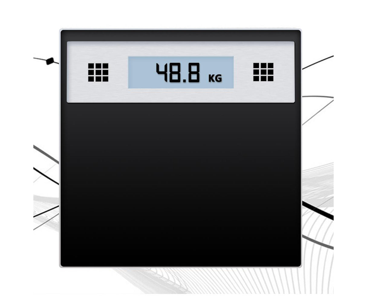 SOGA 2X 180kg Electronic Talking Scale Weight Fitness Glass Bathroom Scale LCD Display Stainless