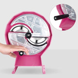 SOGA Commercial Manual Vegetable Fruit Slicer Kitchen Cutter Machine Pink