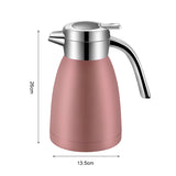 SOGA 2X 1.8L Stainless Steel Kettle Insulated Vacuum Flask Water Coffee Jug Thermal Pink