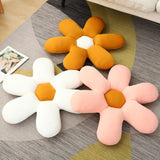 SOGA 2X Pink Daisy Flower Shape Cushion Soft Leaning Bedside Pad Floor Plush Pillow Home Decor