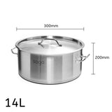 SOGA Electric Smart Induction Cooktop and 14L Stainless Steel Stockpot