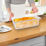 SOGA 100mm Clear Gastronorm GN Pan 1/2 Food Tray Storage