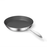 SOGA 6X Stainless Steel Fry Pan Frying Pan Induction FryPan Non Stick Interior Skillet