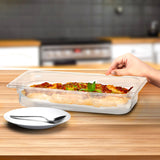 SOGA 65mm Clear Gastronorm GN Pan 1/3 Food Tray Storage Bundle of 4