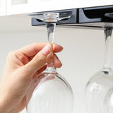 SOGA 2X 34cm Wine Glass Holder Hanging Stemware Storage Organiser Kitchen Bar Restaurant Decoration