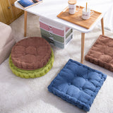 SOGA 4X Blue Square Cushion Soft Leaning Plush Backrest Throw Seat Pillow Home Office Decor