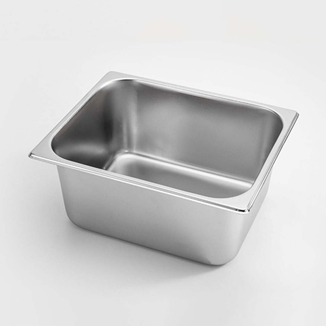 SOGA 6X Gastronorm GN Pan Full Size 1/2 GN Pan 15cm Deep Stainless Steel With Lid