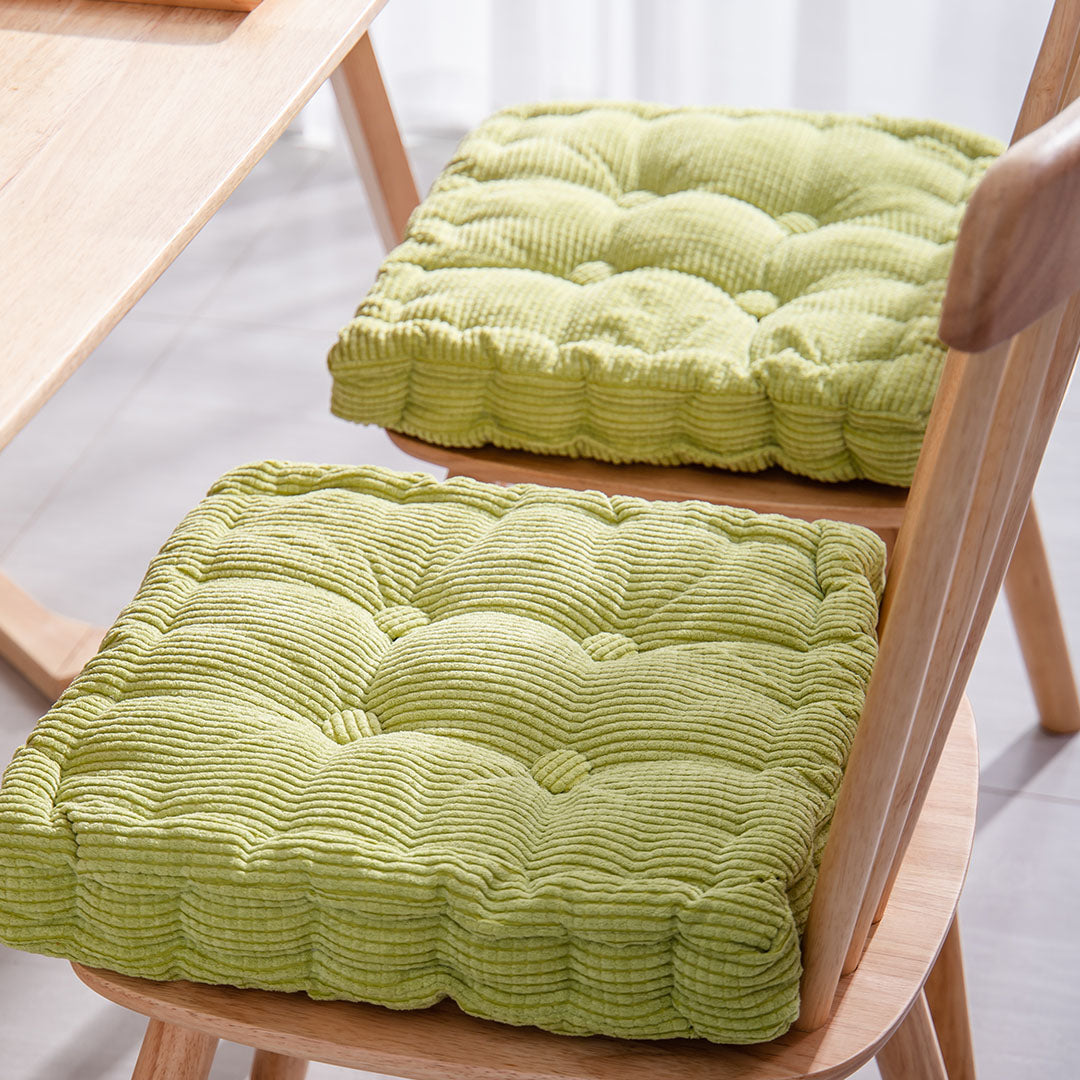 SOGA 4X Green Square Cushion Soft Leaning Plush Backrest Throw Seat Pillow Home Office Sofa Decor