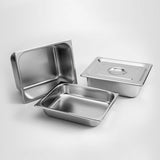 SOGA 12X Gastronorm GN Pan Full Size 1/2 GN Pan 6.5cm Deep Stainless Steel Tray