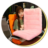 SOGA 2X Pink One Piece Strawberry Cushion Office Sedentary Butt Mat Back Waist Chair Support Home Decor