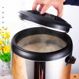 SOGA 8X 8L Portable Insulated Cold/Heat Coffee Tea Beer Barrel Brew Pot With Dispenser