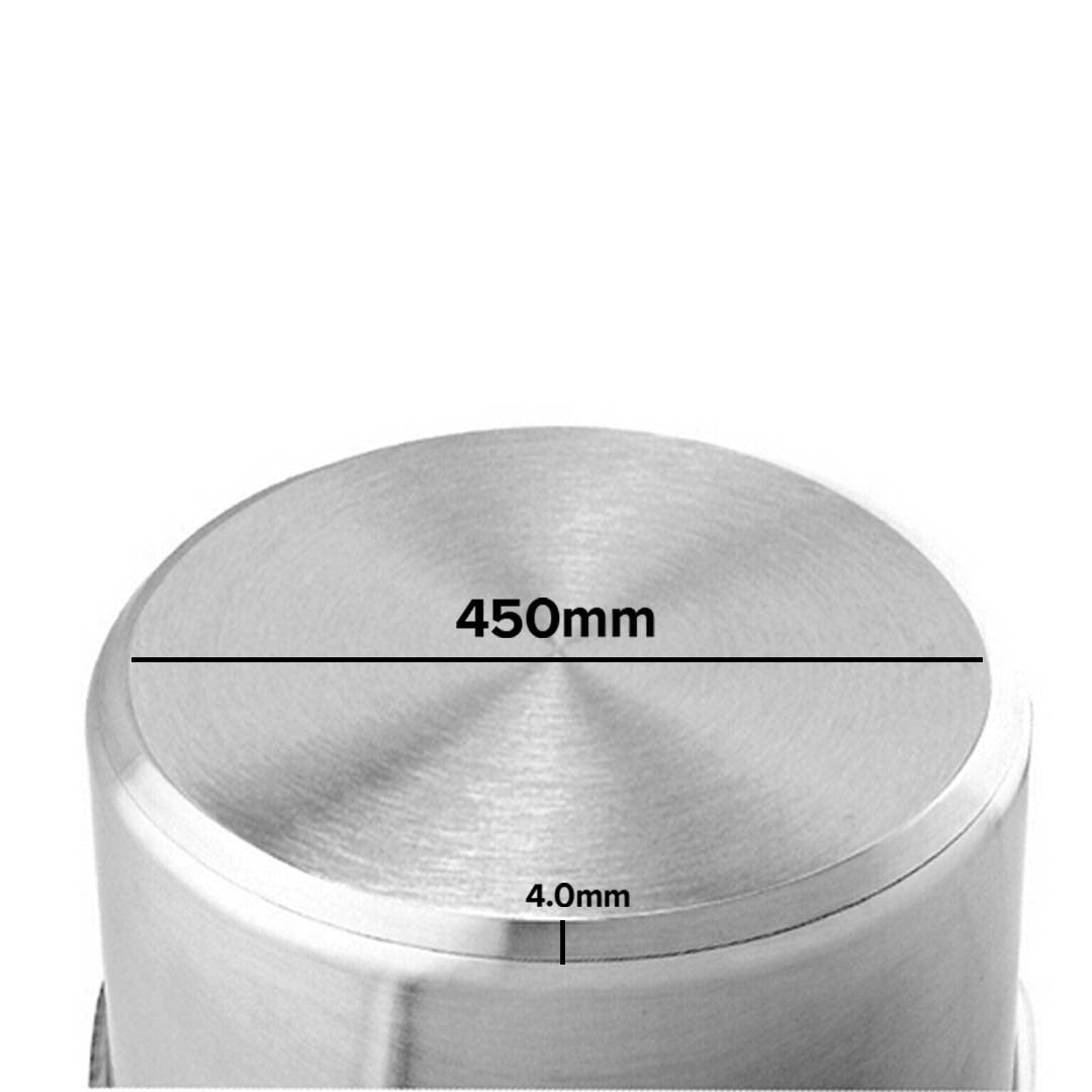 SOGA Stock Pot 71L Top Grade Thick Stainless Steel Stockpot 18/10 Without Lid