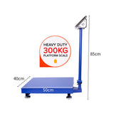 SOGA 300kg Electronic Digital Platform Scale Computing Shop Postal Scale Blue