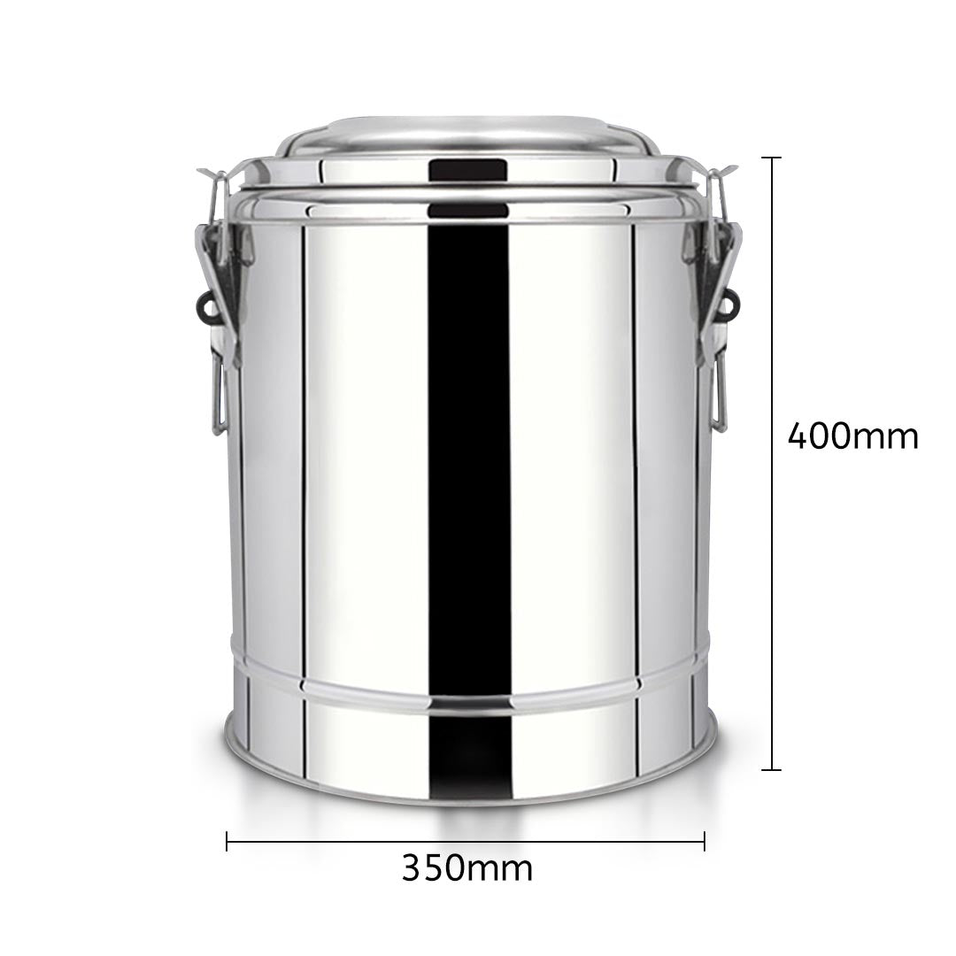 SOGA 30L Stainless Steel Insulated Stock Pot Hot & Cold Beverage Container