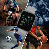 SOGA 2X Waterproof Fitness Smart Wrist Watch Heart Rate Monitor Tracker P8 Grey