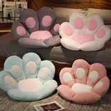 SOGA 70cm Mint Blue Paw Shape Cushion Warm Lazy Sofa Decorative Pillow Backseat Plush Mat Home Decor