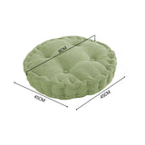 SOGA 4X Green Round Cushion Soft Leaning Plush Backrest Throw Seat Pillow Home Office Decor