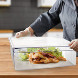 SOGA 200mm Clear Gastronorm GN Pan 1/1 Food Tray Storage Bundle of 4 with Lid