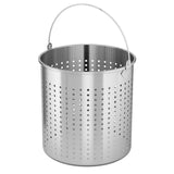 SOGA 2X 21L 18/10 Stainless Steel Perforated Stockpot Basket Pasta Strainer with Handle