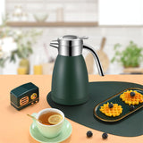 SOGA 1.8L Stainless Steel Kettle Insulated Vacuum Flask Water Coffee Jug Thermal Green