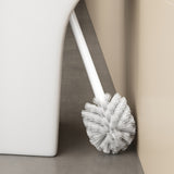 SOGA 2X 27cm Wall-Mounted Toilet Brush with Holder Bathroom Cleaning Scrub White