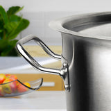 SOGA Stock Pot 44L Top Grade Thick Stainless Steel Stockpot 18/10